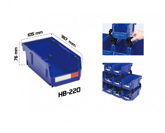 HB-220 Plastik Avadanlık Kutu